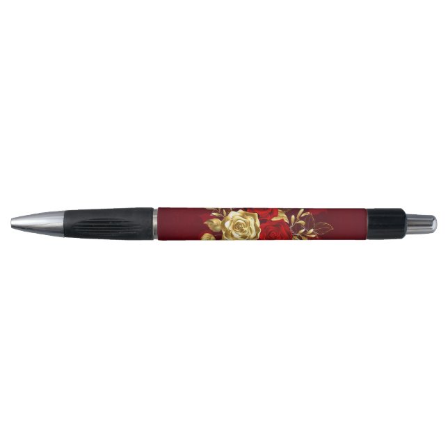 Stylo Trois Roses de bijoux (Devant)