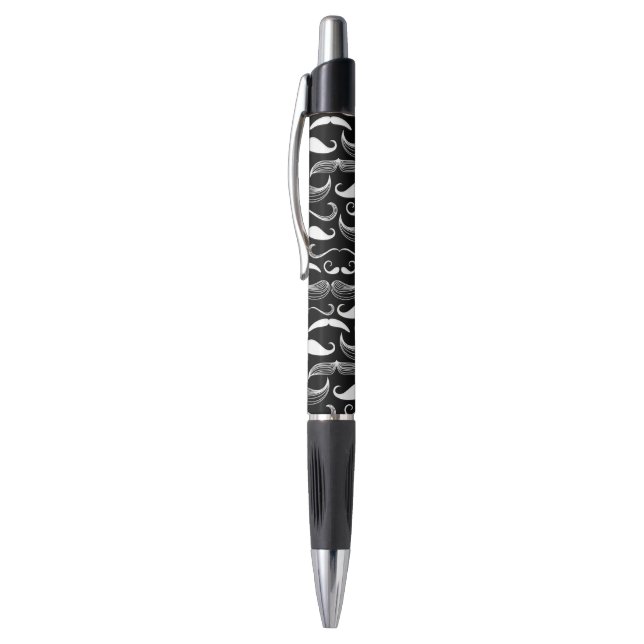 Stylo Un club des messieurs. Motif de moustache (Haut (Vertical))
