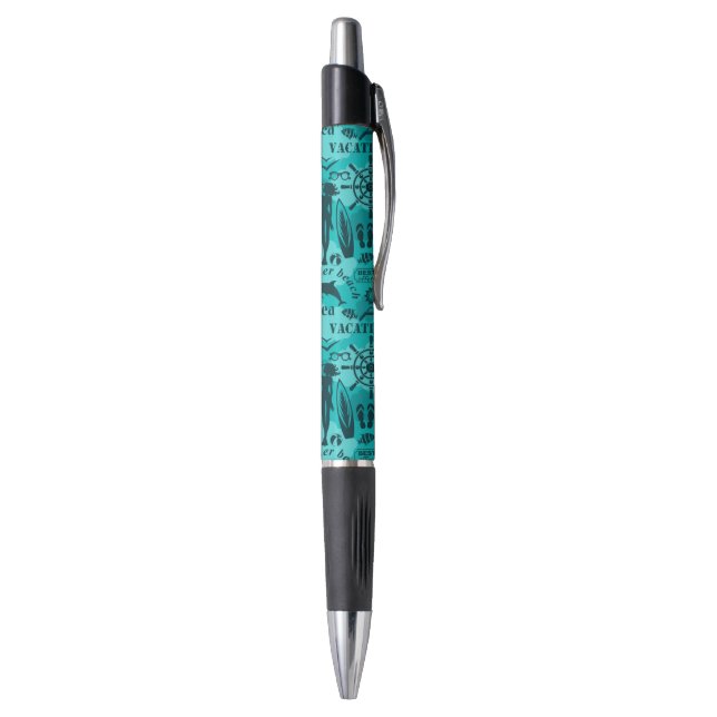 Stylo Vacances été plage motif (Bas (Vertical))