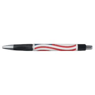 Stylo Vague Patriotique Rouge Blanc Bleu Héroïque