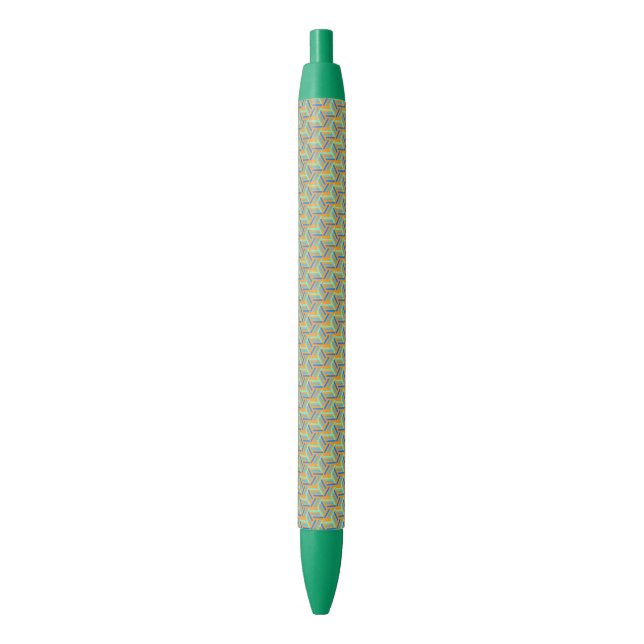 Stylo vert écologique | Conception de peigne (devant Vertical)
