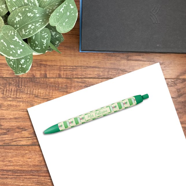 Stylo vert Plante avec nom (Créateur téléchargé)