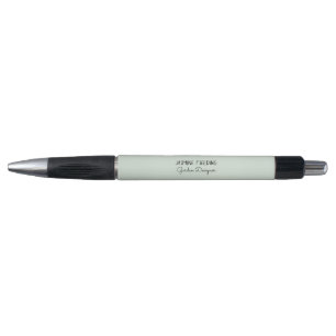 Stylo Vert sauge clair personnalisé pour amateurs de jar