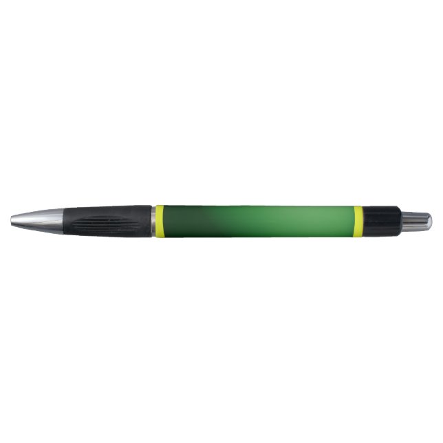 Stylo Vert sur jaune  (Devant)