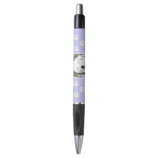 Stylo Vieux anglais Sheepdog Puppy Peinture - Chien Art (Devant (Vertical))