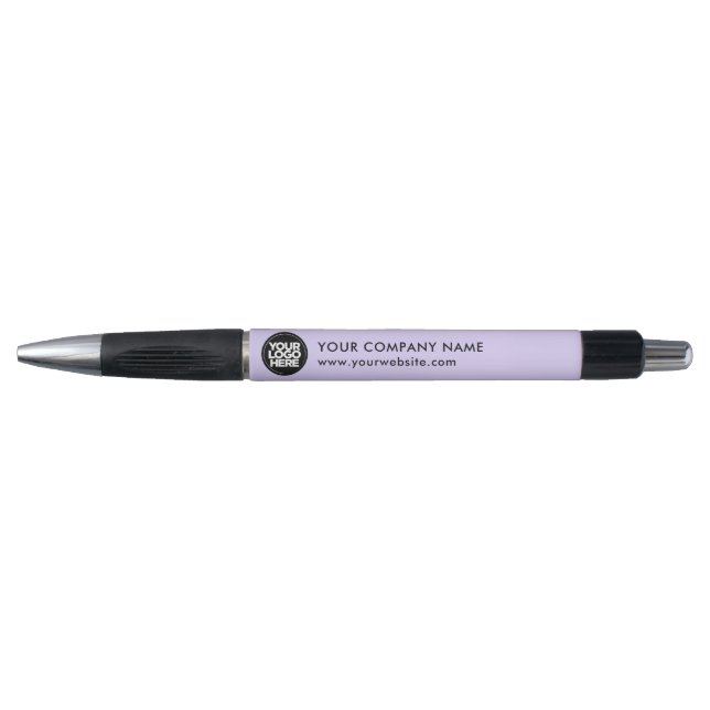 Stylo Votre entreprise Logo Lavender Violet Promotion (Devant)