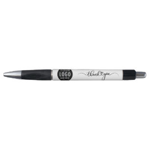 Stylo Votre script de logo d'entreprise remerciement d'e