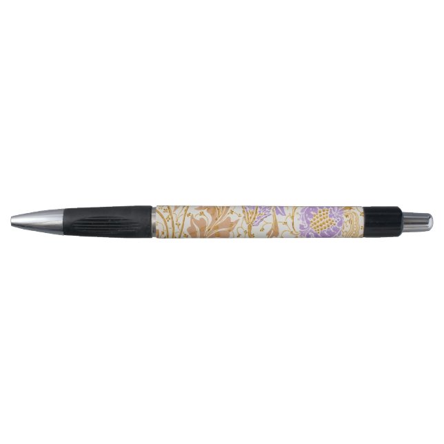Stylo Walter Crane Teazle & grenade Art Nouveau (Devant)