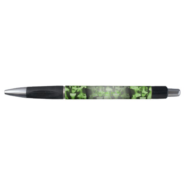 Stylo X-Rayed - Vert radioactif (Devant)