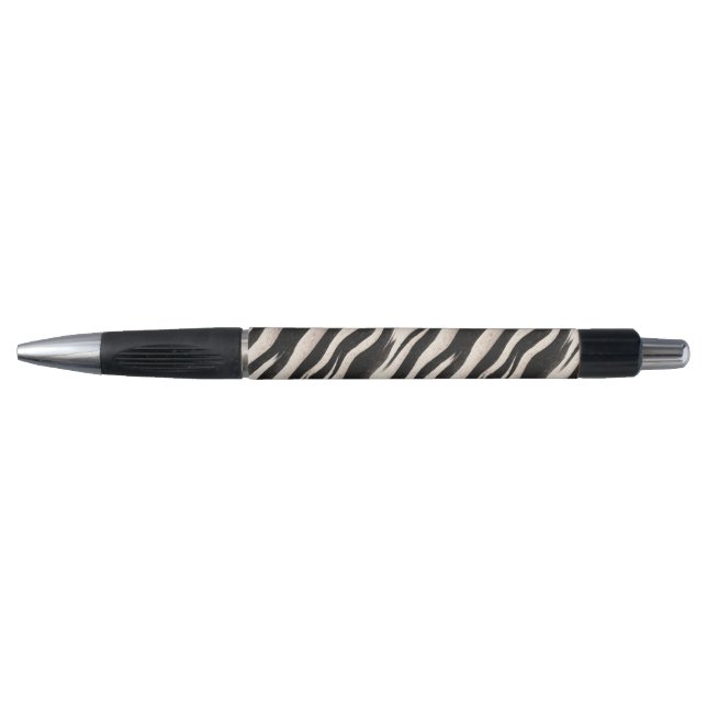 Stylo Zebra raye une texture transparente + vos idées (Devant)