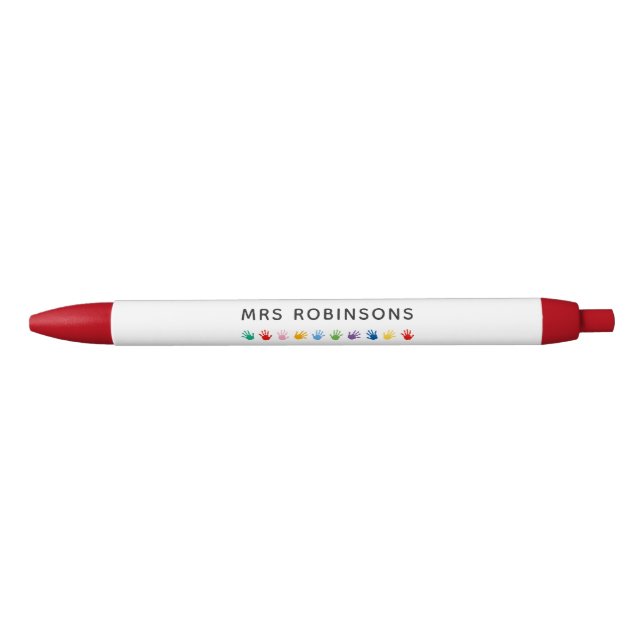 Stylos de l'enseignant Empreinte personnelle Nom p (Devant)