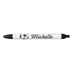 Stylos de sport personnalisés noir et blanc pour b