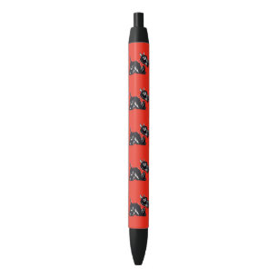 Stylos écossais de rouge de motif de terriers