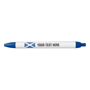 Stylos faits sur commande avec le drapeau écossai
