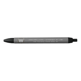 Stylos Monogrammes minimalistes professionnels