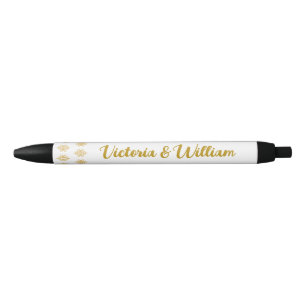 Stylos personnalisés avec dentelle pour cadeaux de