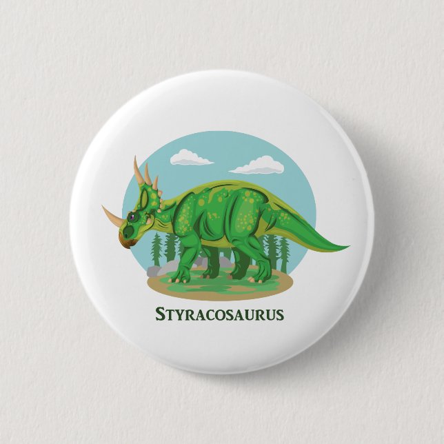 Styracosaurus Button (Vorderseite)