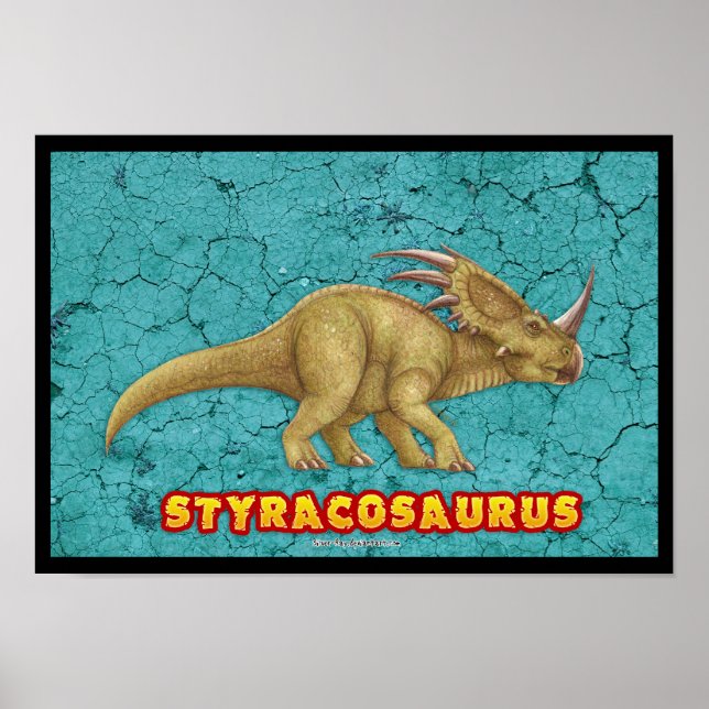 Styracosaurus Deluxe Poster (Vorne)