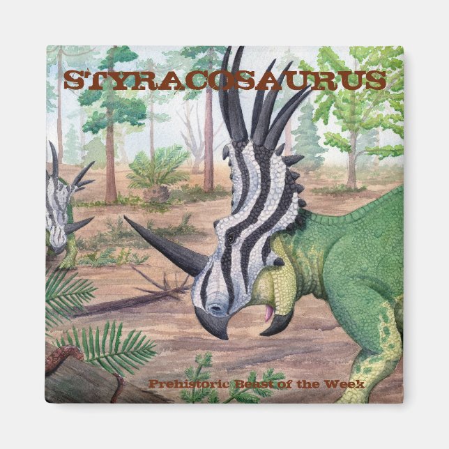 Styracosaurus Magnet (Vorne)