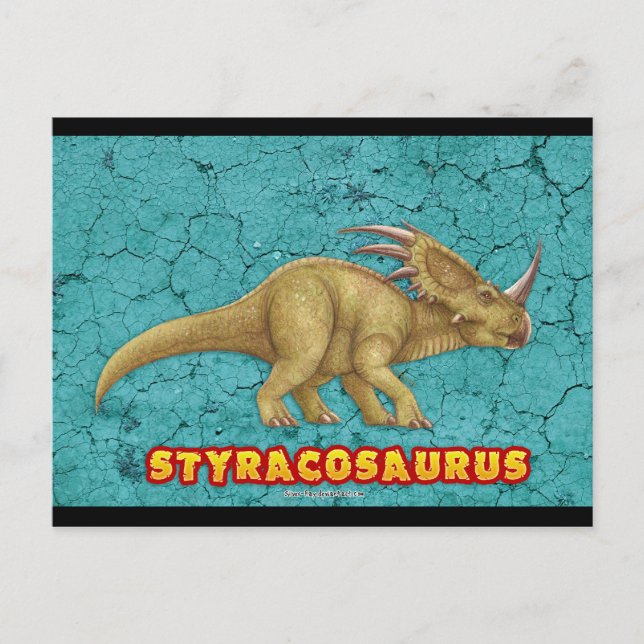 Styracosaurus Postkarte (Vorderseite)