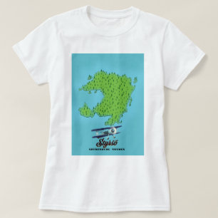 Styrsö Göteborg Schweden Karte T-Shirt