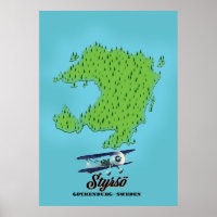 Styrsö-Göteborger Landkarte