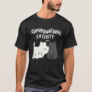 Su-purr-natürliche Kreativität Funny Cat Pun Dark  T-Shirt