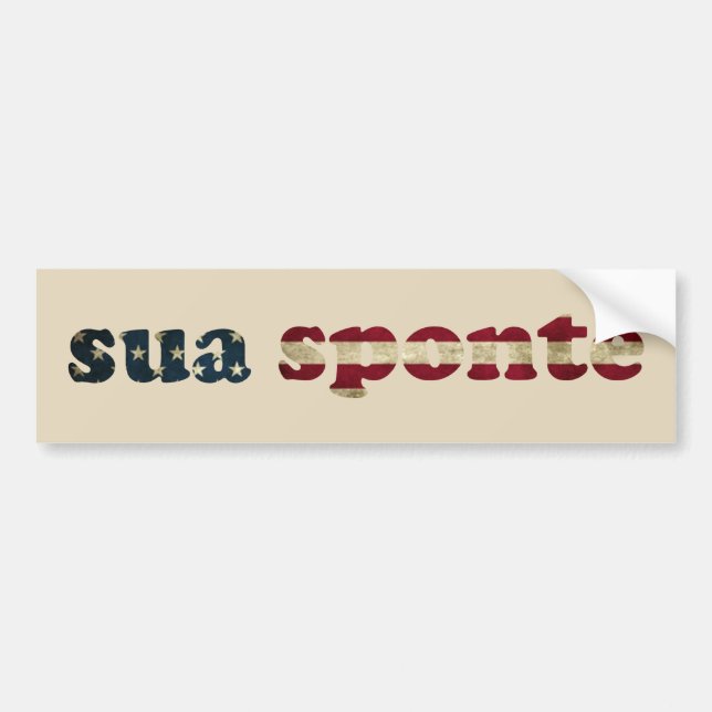 SUA SPONTE AUTOAUFKLEBER (Vorne)