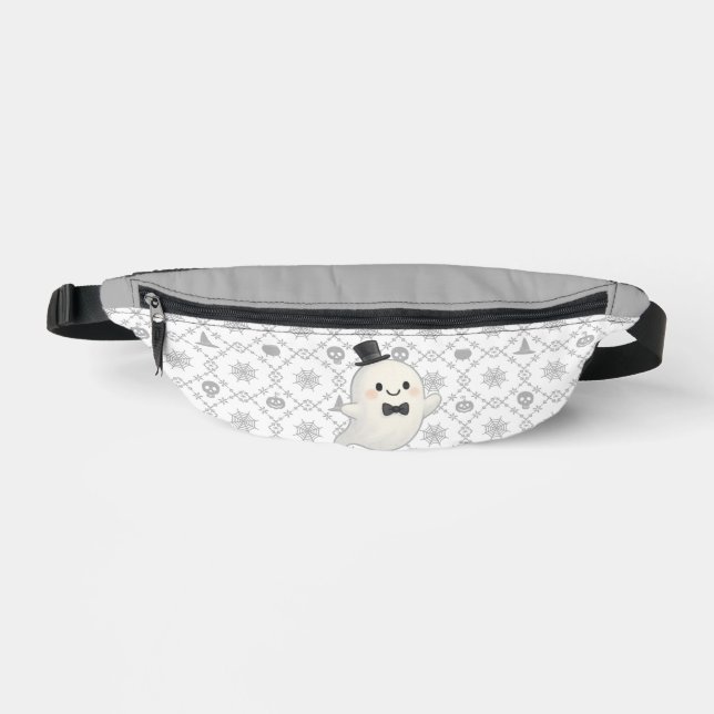 Suave Cartoon Ghost Halloween Bauchtasche (Vorderseite)