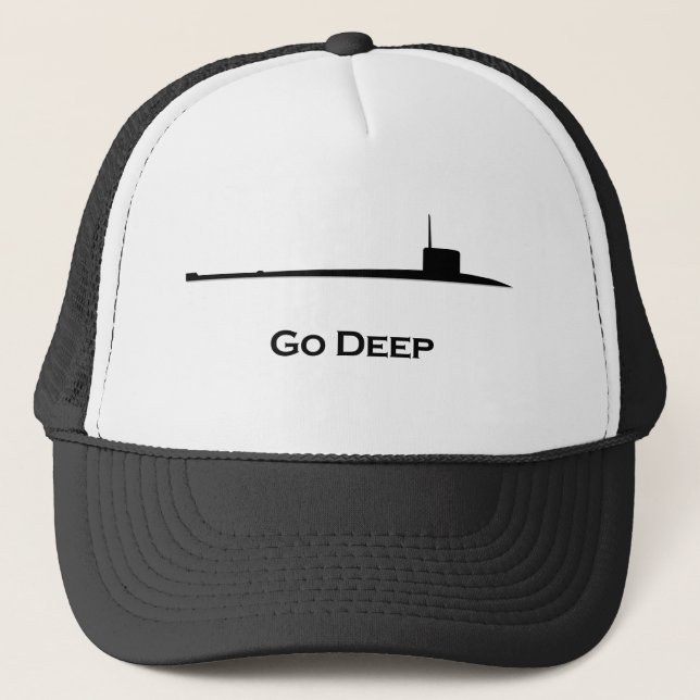 Sub Go Deep Truckerkappe (Vorderseite)