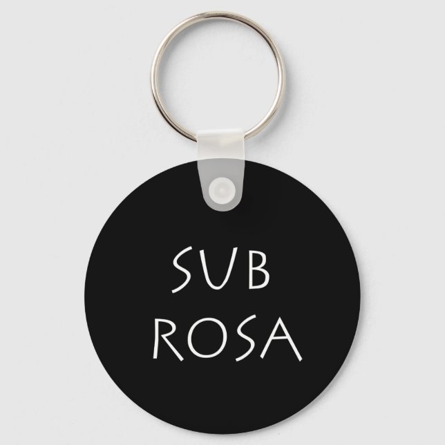 Sub Rosa Schlüsselanhänger (Vorderseite)
