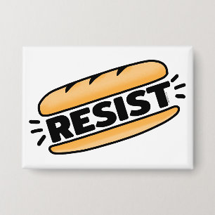 Sub Sandwich Resist Faschismus Button
