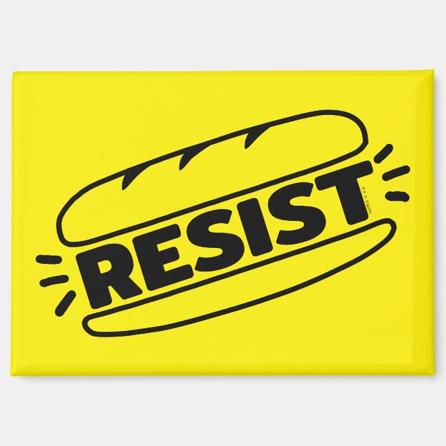 Sub Sandwich Resist Faschismus Magnet (Vorderseite)