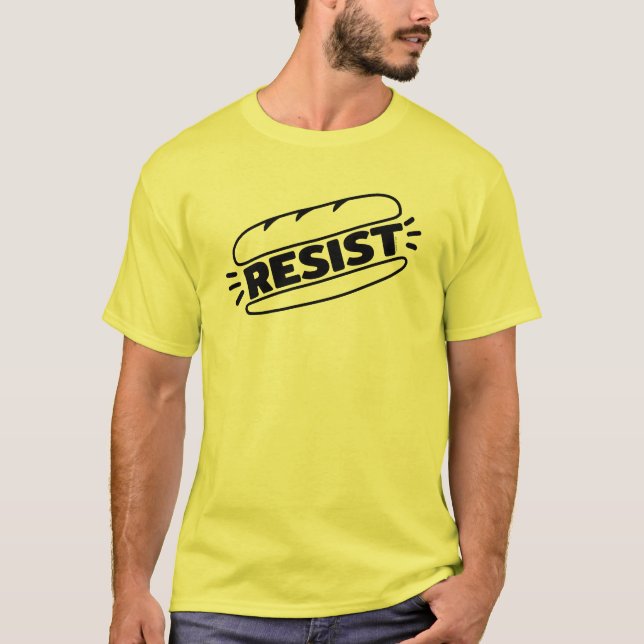 Sub Sandwich Resist Faschismus T-Shirt (Vorderseite)