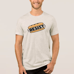 Sub Sandwich Resist Faschismus Tri-Blend Shirt