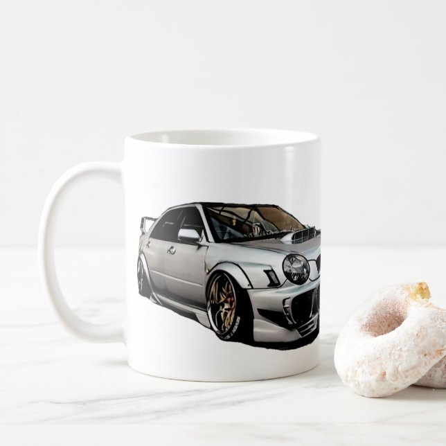 Subaru Impreza WRX Str. Kaffeetasse (Mit Donut)
