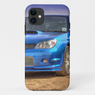 Subaru Impreza WTI "Hawkeye" im Blau Case-Mate iPhone Hülle