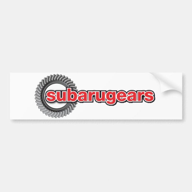 Subarugears Autoaufkleber (Vorne)