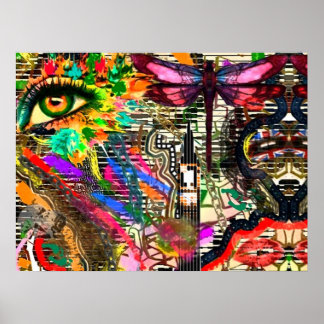 Subconscient Dreams Collage numérique par poster K