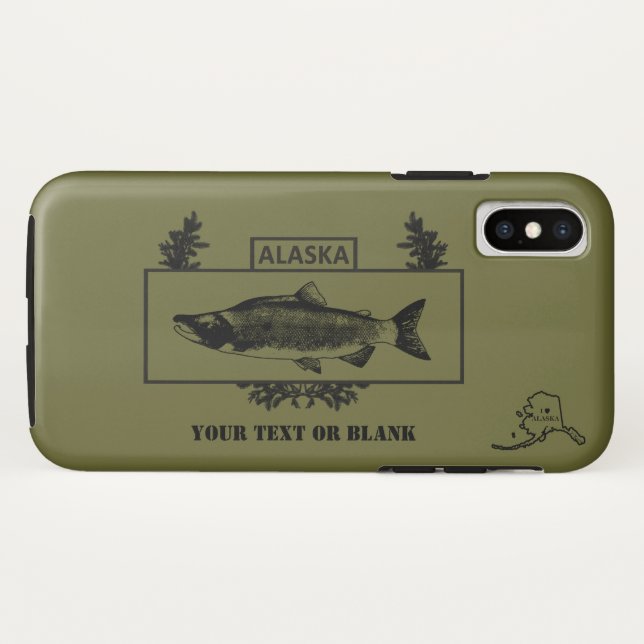 Subduduid Alaska Combat Fisherman Abzeichen Case-Mate iPhone Hülle (Rückseite (Horizontal))