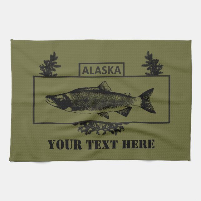 Subduduid Alaska Combat Fisherman Abzeichen Handtuch (Horizontal)