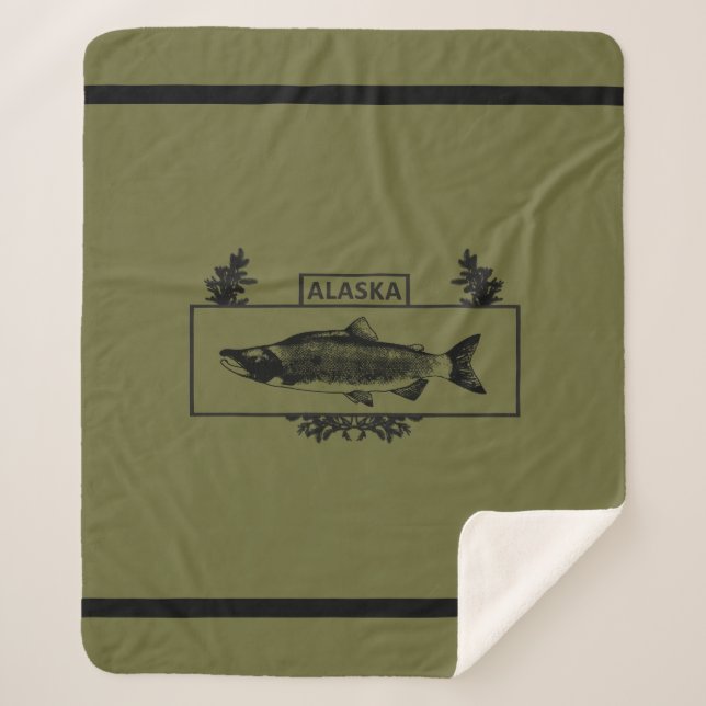 Subduduid Alaska Combat Fisherman Abzeichen Sherpadecke (Vorderseite)