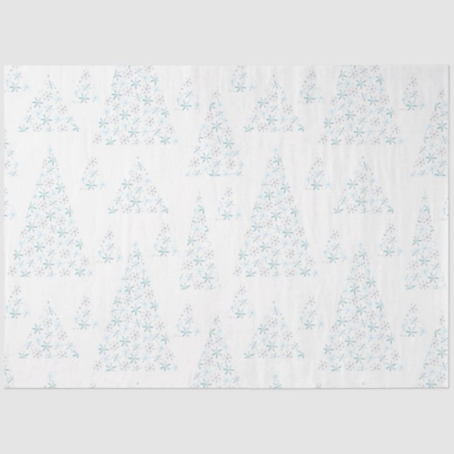 Subduierte Weihnachtsmuster Design 40 Seidenpapier (Vorderseite)