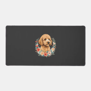 Sublimation ronde de chien floral