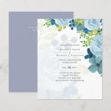 Sublime Dusty Blue Flowers Sage Green Wedding