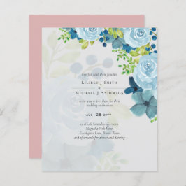 Sublime Dusty Blue Flowers Sage Green Wedding