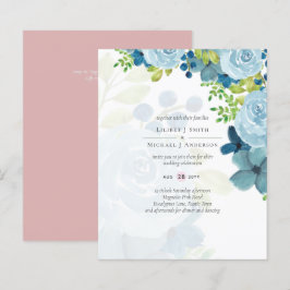 Sublime Dusty Blue Flowers Sage Green Wedding