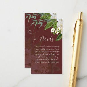 Sublime Invitations de mariage DÉTAILS Rose de boî