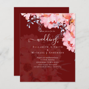 Sublime rosa Blütenblüten - HAUSHALTSPLAN