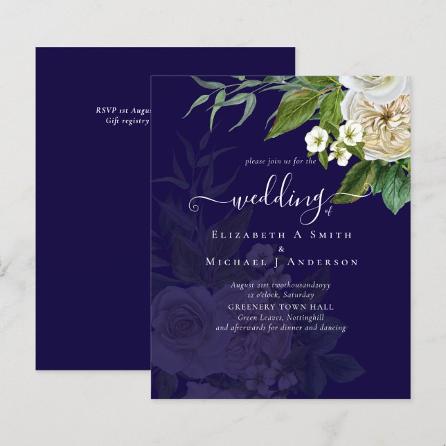 Sublime Wedding Suite - White Roses (Vorne/Hinten)